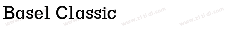 Basel Classic字体转换